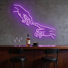 Hand Of God Neon Sign