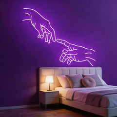 Hand Of God Neon Sign
