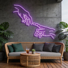 Hand Of God Neon Sign