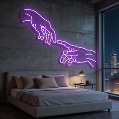 Hand Of God Neon Sign