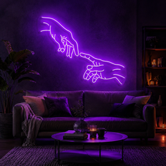 Hand Of God Neon Sign
