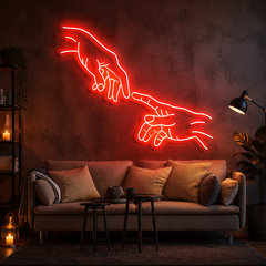 Hand Of God Neon Sign