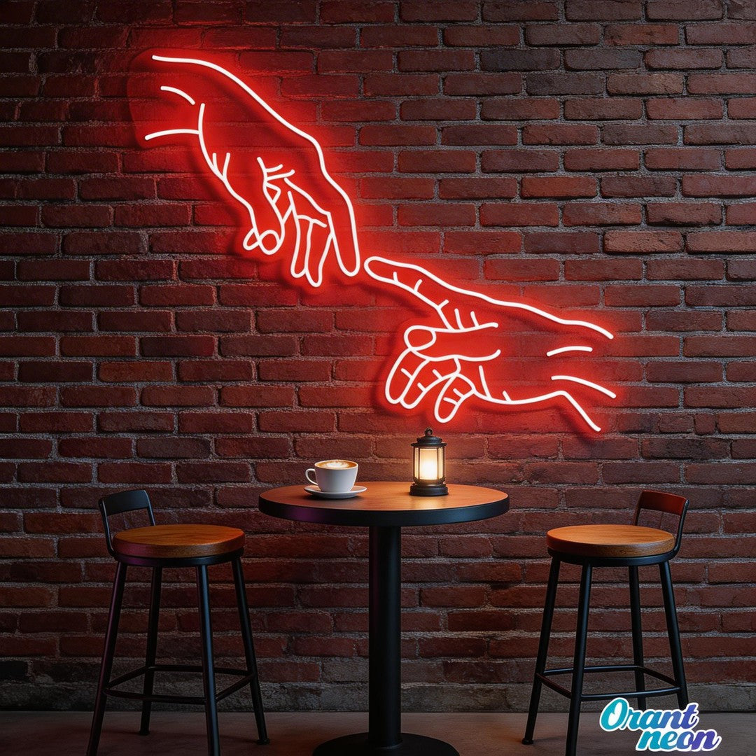 Hand Of God Neon Sign