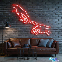 Hand Of God Neon Sign