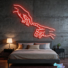 Hand Of God Neon Sign