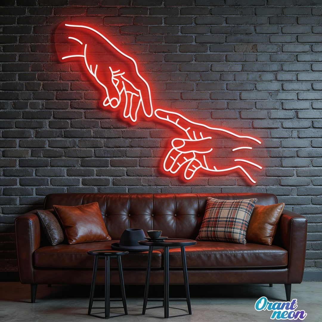 Hand Of God Neon Sign