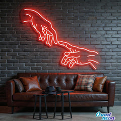 Hand Of God Neon Sign