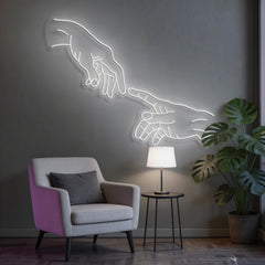 Hand Of God Neon Sign