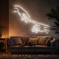 Hand Of God Neon Sign