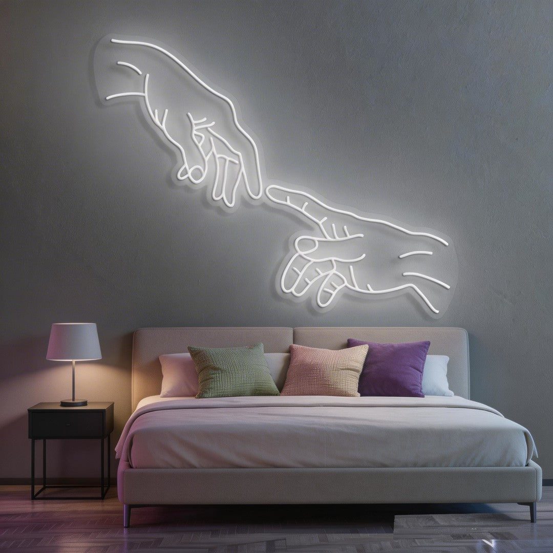 Hand Of God Neon Sign