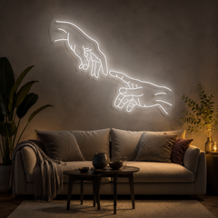 Hand Of God Neon Sign