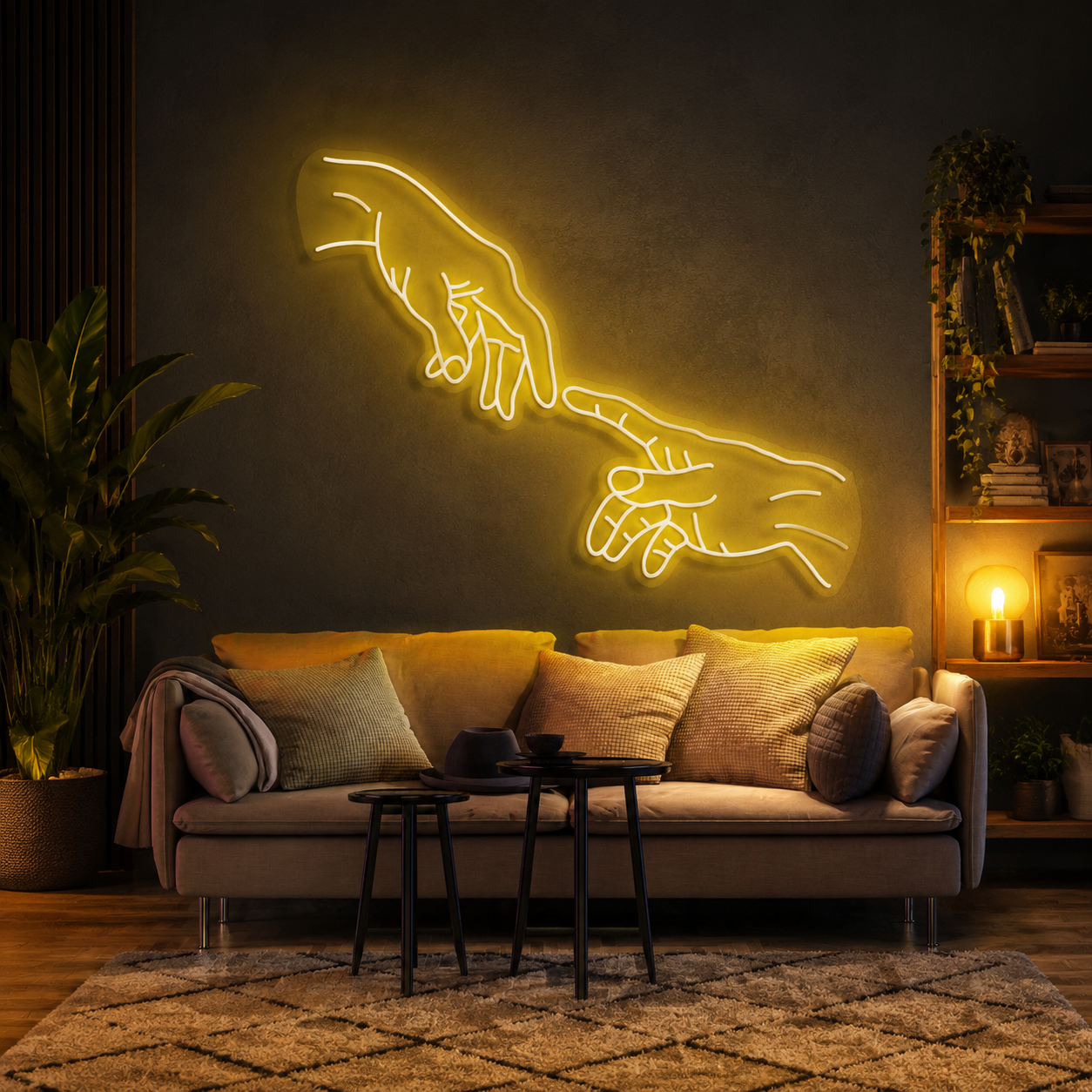Hand Of God Neon Sign