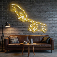 Hand Of God Neon Sign