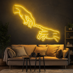 Hand Of God Neon Sign
