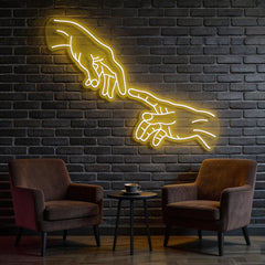 Hand Of God Neon Sign