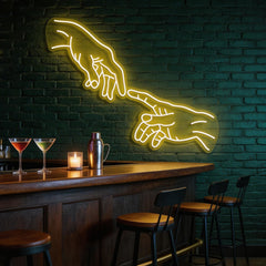 Hand Of God Neon Sign