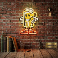 Happy Beer LED Neon Sign Light Pop Art