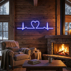 Heart Beat Led Neon Sign Light