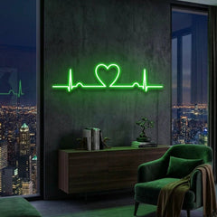 Heart Beat Led Neon Sign Light