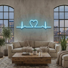 Heart Beat Led Neon Sign Light