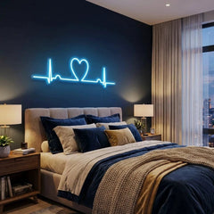 Heart Beat Led Neon Sign Light