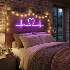 Heart Beat Led Neon Sign Light