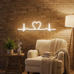 Heart Beat Led Neon Sign Light