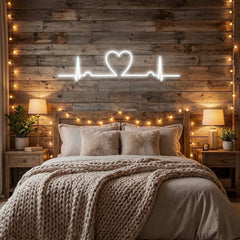 Heart Beat Led Neon Sign Light