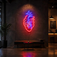 Heart Led Neon Acrylic Artwork
