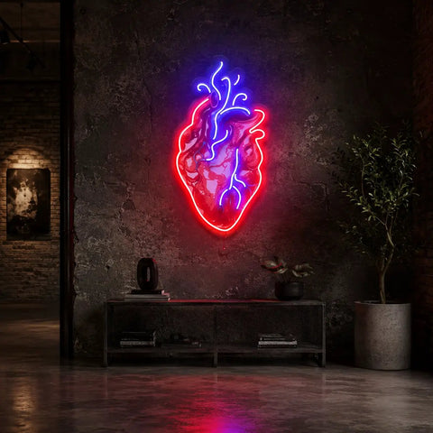 Heart Led Neon Acrylic Artwork