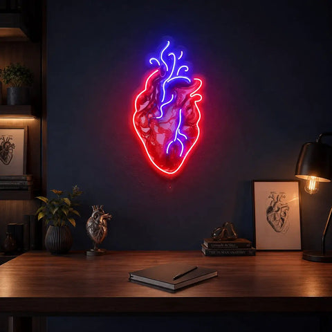 Heart Led Neon Acrylic Artwork