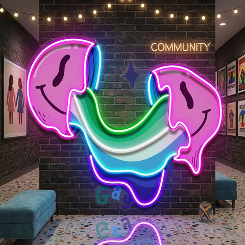 Heartbroken Still Pride Anyway LED Neon Sign Light Pop Art