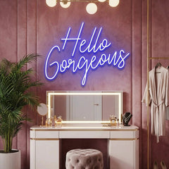 Hello Gorgeous Led Neon Sign Light