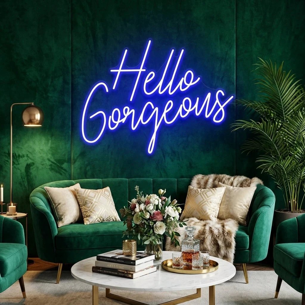 Hello Gorgeous Led Neon Sign Light