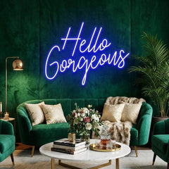 Hello Gorgeous Led Neon Sign Light