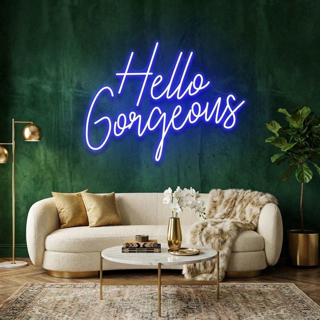 Hello Gorgeous Led Neon Sign Light