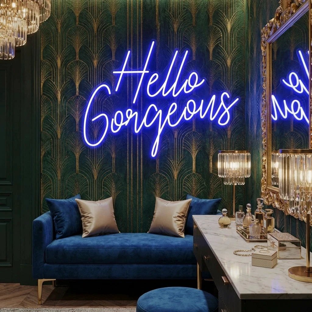 Hello Gorgeous Led Neon Sign Light