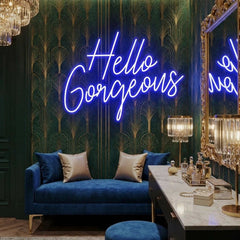 Hello Gorgeous Led Neon Sign Light