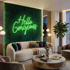 Hello Gorgeous Led Neon Sign Light