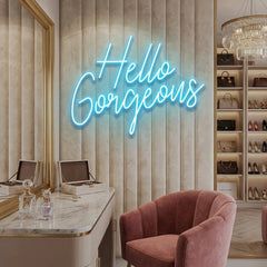 Hello Gorgeous Led Neon Sign Light