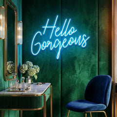 Hello Gorgeous Led Neon Sign Light