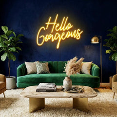 Hello Gorgeous Led Neon Sign Light