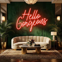 Hello Gorgeous Led Neon Sign Light