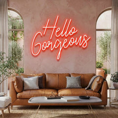 Hello Gorgeous Led Neon Sign Light
