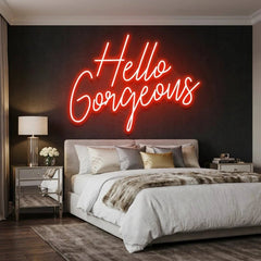 Hello Gorgeous Led Neon Sign Light