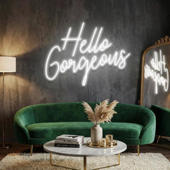 Hello Gorgeous Led Neon Sign Light