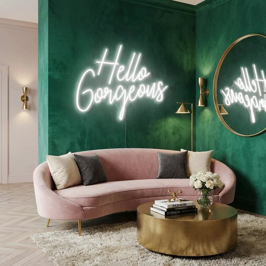 Hello Gorgeous Led Neon Sign Light