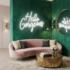 Hello Gorgeous Led Neon Sign Light