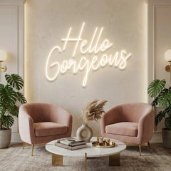 Hello Gorgeous Led Neon Sign Light