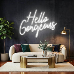 Hello Gorgeous Led Neon Sign Light